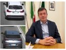 Le foto delle auto pubblicate e a lato il sindaco Pietro Zappamiglio Le foto delle auto pubblicate e a lato il sindaco Pietro Zappamiglio