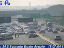 L'incidente visto dalle telecamere di Autostrade per l'Italia L'incidente visto dalle telecamere di Autostrade per l'Italia