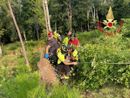 I soccorsi di stamattina in azione nel Comasco