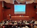 Da sinistra, Marco Zanellato, Paola Reguzzoni e Luigi Chierichetti davanti alla platea dei Molini Marzoli Da sinistra, Marco Zanellato, Paola Reguzzoni e Luigi Chierichetti davanti alla platea dei Molini Marzoli