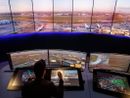 Un monitor a Heathrow