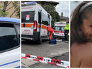 A sinistra: Manfrinati portato via dalla polizia dopo l'agguato. A destra: Lavinia Limido