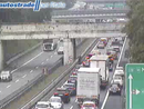 Le code viste dalla webcam di Autostrade per l'Italia