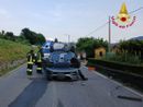 Auto si ribalta sulla Provinciale a Cunardo, paura per tre ventenni