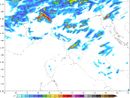 Una &quot;lingua&quot; colorata con temporali e precipitazioni sulla nostra provincia