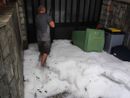 La situazione della grandine a Origgio (foto da IlSaronno.it)