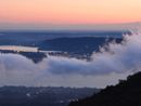 La provincia dei laghi tra cieli sereni e nuvole (foto Paolo Valisa da Campo dei Fiori)