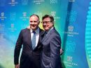 Il presidente di Confindustria nazionale Emanuele Orsini e il leader degli industriali della provincia di Varese Roberto Grassi