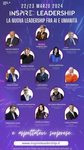 Inspire Leadership 2024: la nuova Leadership tra Intelligenza Artificiale e umanità Inspire Leadership 2024: la nuova Leadership tra Intelligenza Artificiale e umanità