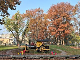 Il parco di viale Stelvio a Busto Arsizio, nello scatto di Davide Tosi