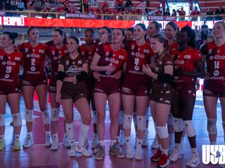 L'addio al volley giocato di capitan Giuditta Lualdi (foto credit Uyba Volley/Gabriele Alemani)