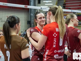 L'addio al volley giocato di capitan Giuditta Lualdi (foto credit Uyba Volley/Gabriele Alemani)