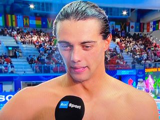 Thomas Ceccon secondo nei 100 dorso Thomas Ceccon secondo nei 100 dorso