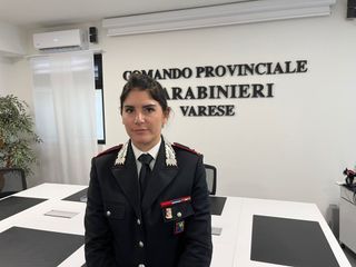 Il maggiore Menga, comandante della Compagnia di Saronno Il maggiore Menga, comandante della Compagnia di Saronno