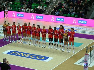 Conegliano-Uyba 3-2: magnifiche le farfalle di Busto (foto Lega Volley Femminile)