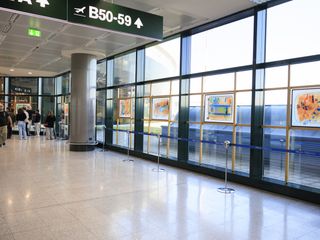 L'inaugurazione della mostra a Malpensa (credits Malapelle) L'inaugurazione della mostra a Malpensa (credits Malapelle)