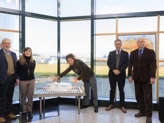 L'inaugurazione della mostra a Malpensa (credits Malapelle) L'inaugurazione della mostra a Malpensa (credits Malapelle)