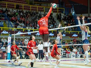 Uyba-Scandicci 0-3, sesto k.o. di fila per Busto (foto Lega Volley Femminile) Uyba-Scandicci 0-3, sesto k.o. di fila per Busto (foto Lega Volley Femminile)
