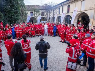 I volontari di Busto hanno raggiunto Castiglione, alla presenza del presidente nazionale Valastro