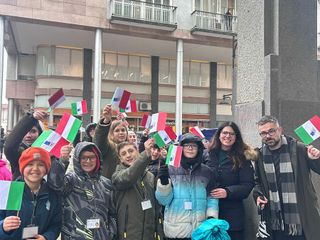 Gli studenti delle Bertacchi