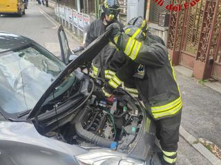 Le immagini dell'incidente