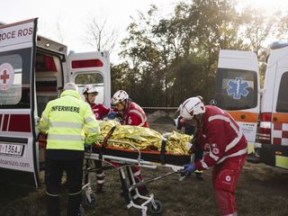 Alcune immagini dell'esercitazione di sabato alla Leonardo di Vergiate