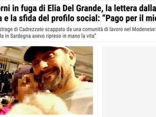 Il titolo odierno del Resto del Carlino di Modena