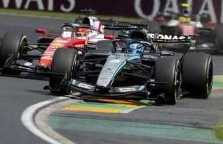 Gp Australia, trionfo Russell e doppietta Mercedes davanti alle Ferrari