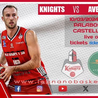 Basket, serie B: per i Knights scontro diretto con Avellino