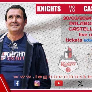 Basket, serie B: nel sabato di Pasqua i Knights Legnano ricevono Caserta