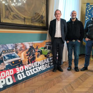 Il sindaco Emanuele Antonelli e i presidenti delle due associazioni organizzatrici Raffaele De Nicola e Davide Panzeri