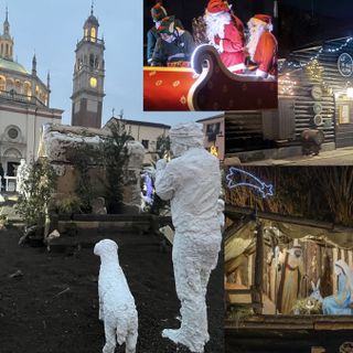 GLI EVENTI. L'atmosfera dei presepi e Babbo Natale indaffarato: la Vigilia nel Bustese fa respirare l'attesa