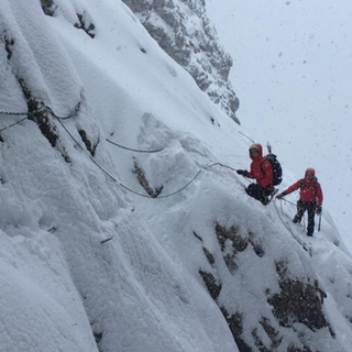 Condizioni meteo proibitive per gli uomini del Soccorso alpino