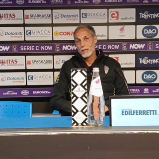 Mister Caniato dopo Trento-Pro Patria: «Alla luce di quello che è avvenuto, per noi, è un risultato giusto»
