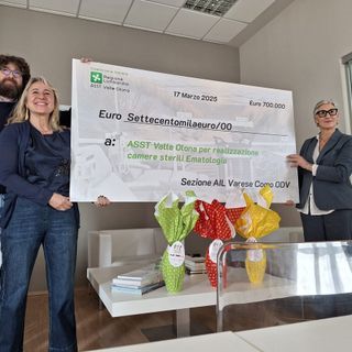 Maxi donazione di Ail: a Busto nuove camere sterili per curare le leucemie