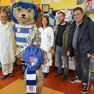 Pro Patria e Pediatria di Busto: l’amicizia continua