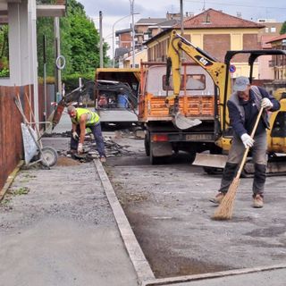 Via Borsano e via Sauro: parte la manutenzione straordinaria dei marciapiedi