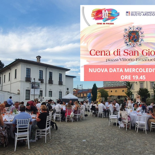 Busto, la Cena di San Giovanni si terrà mercoledì 2 luglio