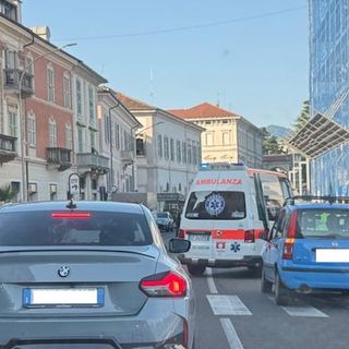Le immagini dell'incidente in una foto tratta da Luinonotizie.it