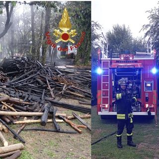 Fagnano, in fiamme due capanni degli attrezzi e un pollaio