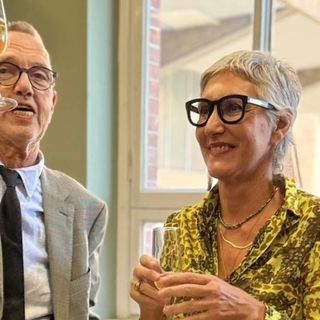 Il dottor Scandroglio con la dg Daniela Bianchi