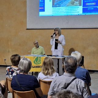 Paola Gandini, presidente Legambiente Busto, e Marco Fardelli