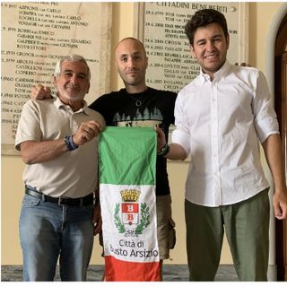 Orazio Tallarida e Luca Folegani con Michael Bolognini