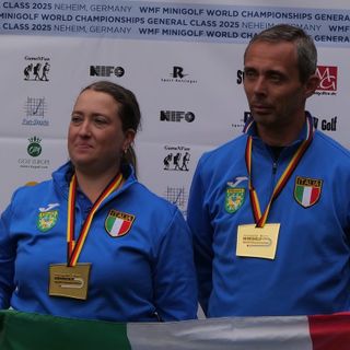 Minigolf, brilla ancora Castellanza: Anna Bandera campionessa del mondo con Paolo Porta