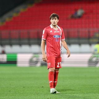 Leonardo Colombo nella gara contro il Mantova (foto Ac Monza/Buzzi)