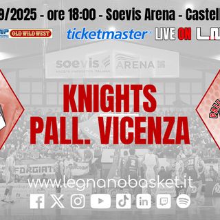 Comincia domenica a Castellanza l'avventura dei Knights