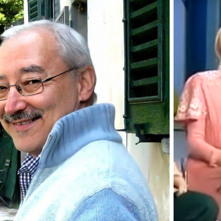 Paolo Ferrario e Sandra Mondaini