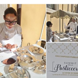 Lucia Sapia ambasciatrice del gusto all'evento dell'Accademia Maestri Pasticceri Italiani