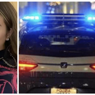 A sinistra: Pamela Genini in una foto pubblicata dai media nazionali. Sul luogo dell'omicidio è intervenuta la polizia