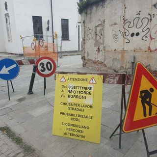 Busto, la riapertura di via Borroni slitta di qualche giorno